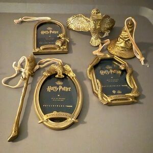 Pottery Barn Gold Owl Ornament